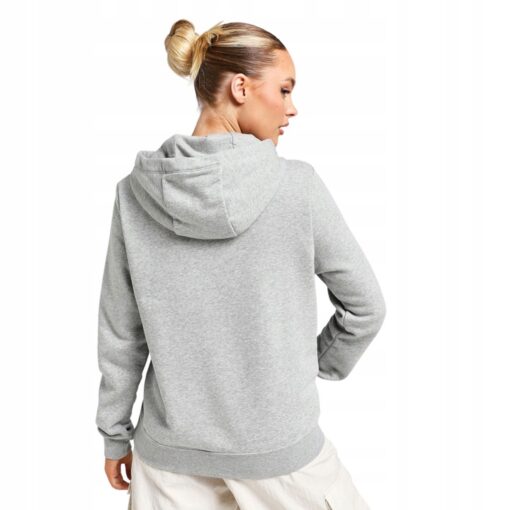 Bluza sportowa Nike Sportswear z kapturem szara wygodna dresowa unisex XL - obrazek 5
