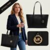 Czarna shopperka Michael Kors